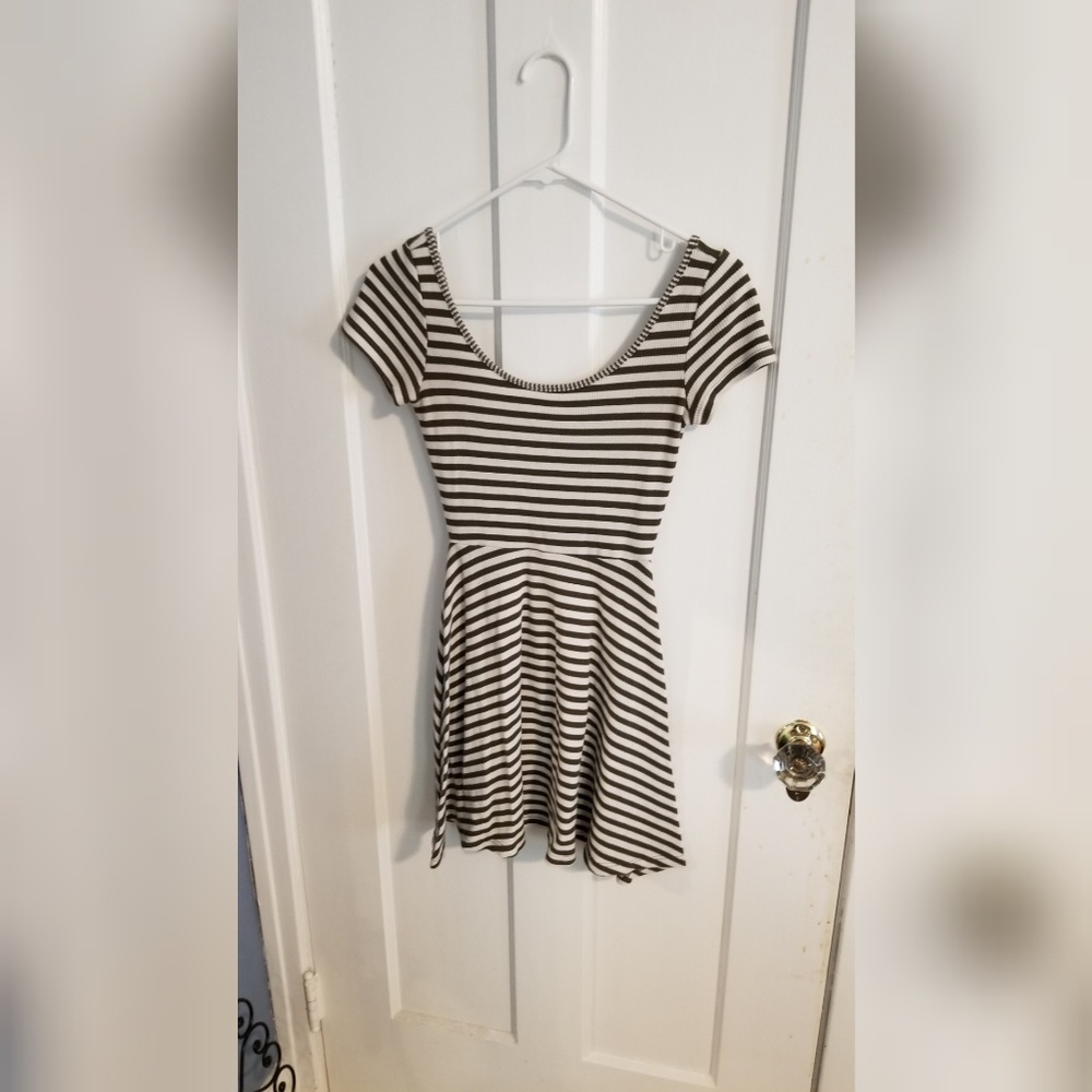 Stripped mini dress
